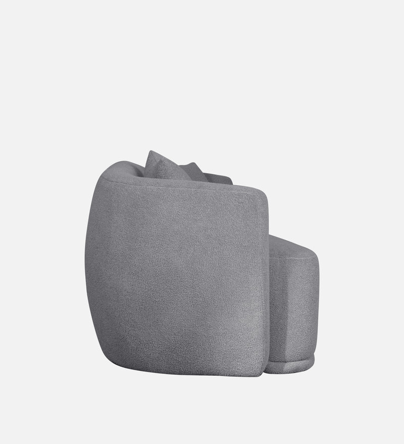 Rosetta Luxury Boucle Fabric Sofa In Grey Color