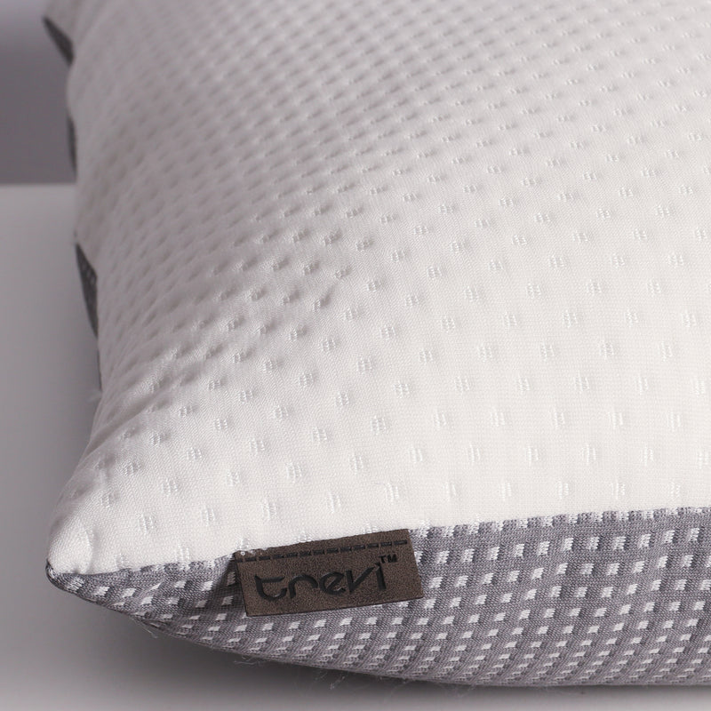 Premium knitted fabric sleeping pillow - pack of 2 (Two Tone)