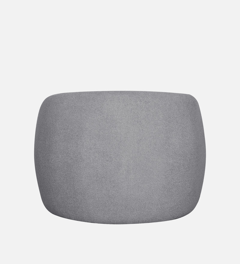 Rosetta Luxury Boucle Fabric 1 Seater Sofa In Grey Color