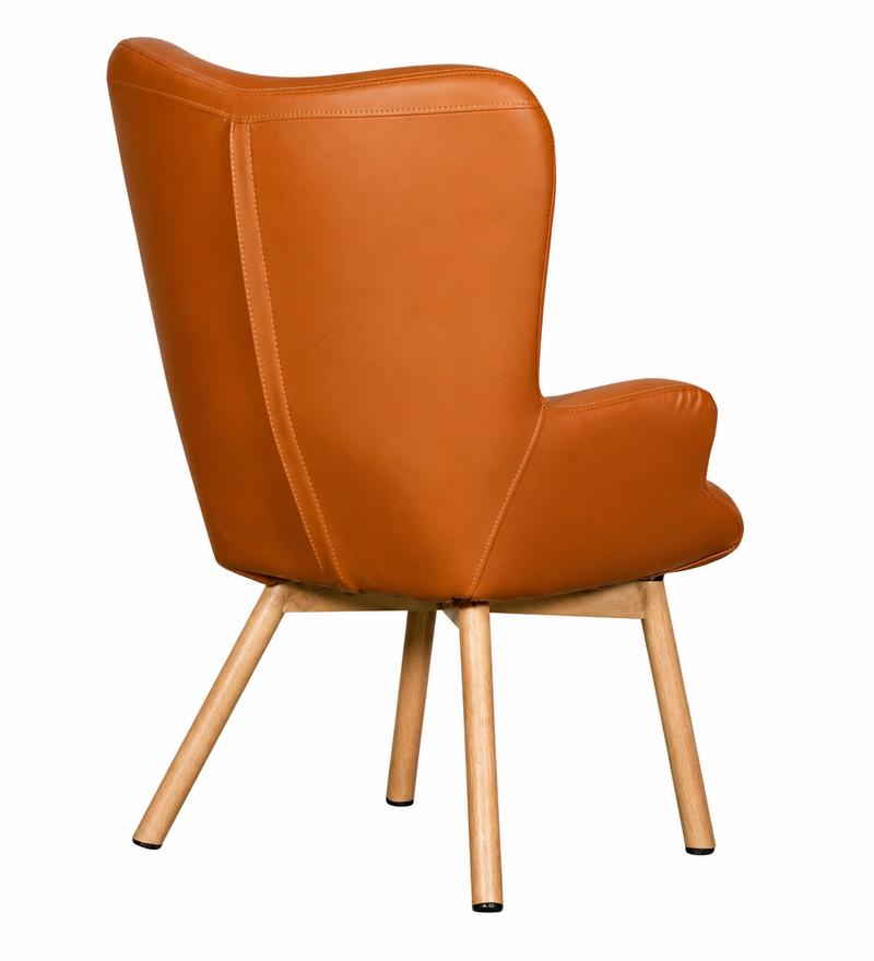 Niva Lounge Chair In Tan PU Color