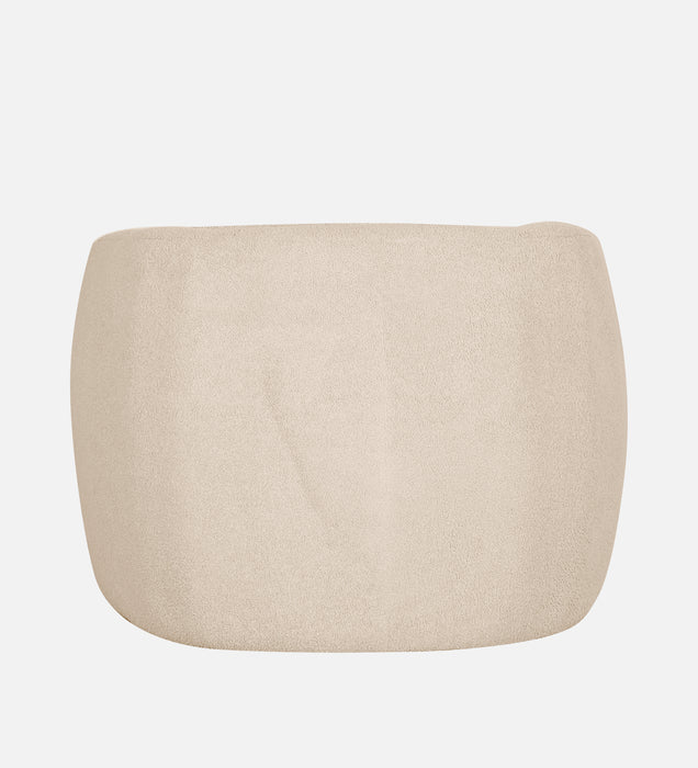 Rosetta Luxury Boucle Fabric 1 Seater Sofa In Cream Color