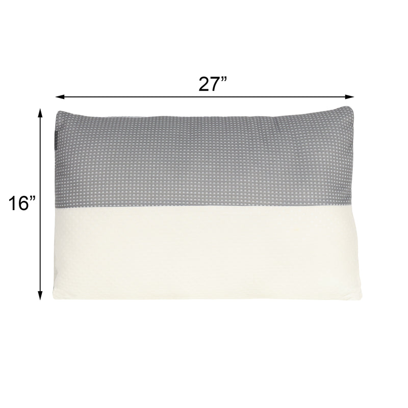 Premium knitted fabric sleeping pillow - pack of 2 (Two Tone)