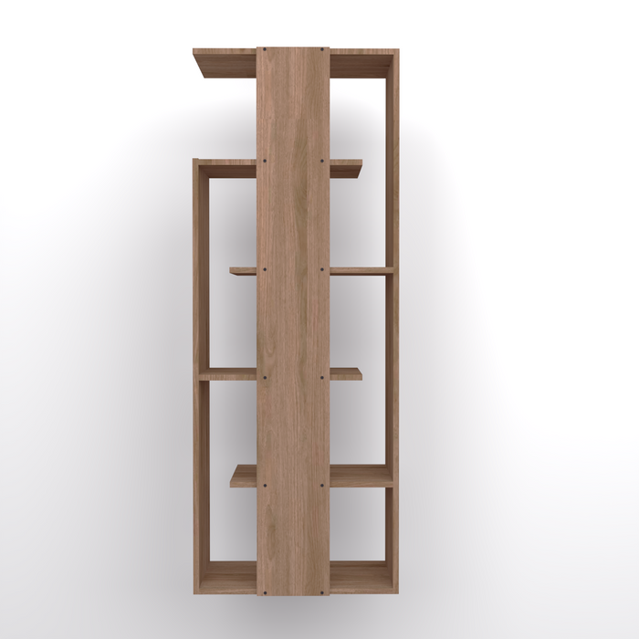 Toner Standard Engineered Wood Bookshelf Teak finish