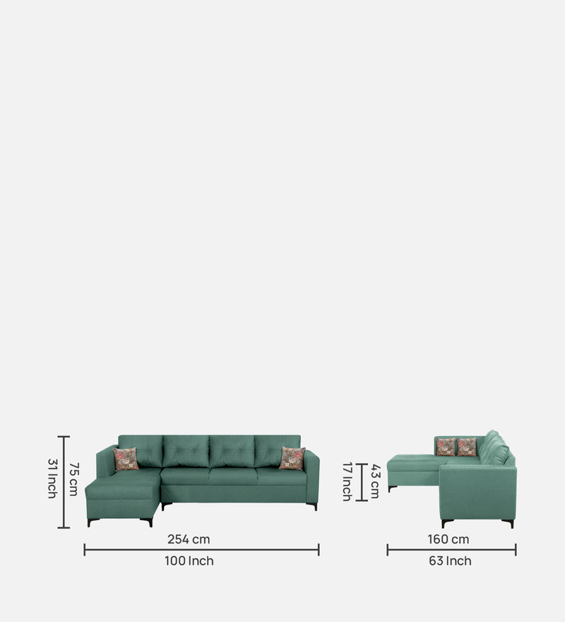 OMEGA Sectional Fabric Sofa 6 Seater
