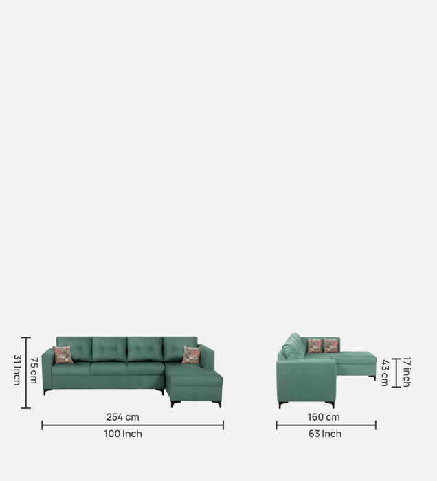 OMEGA Sectional Fabric Sofa 6 Seater