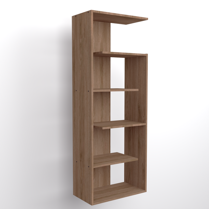 Toner Standard Engineered Wood Bookshelf Teak finish