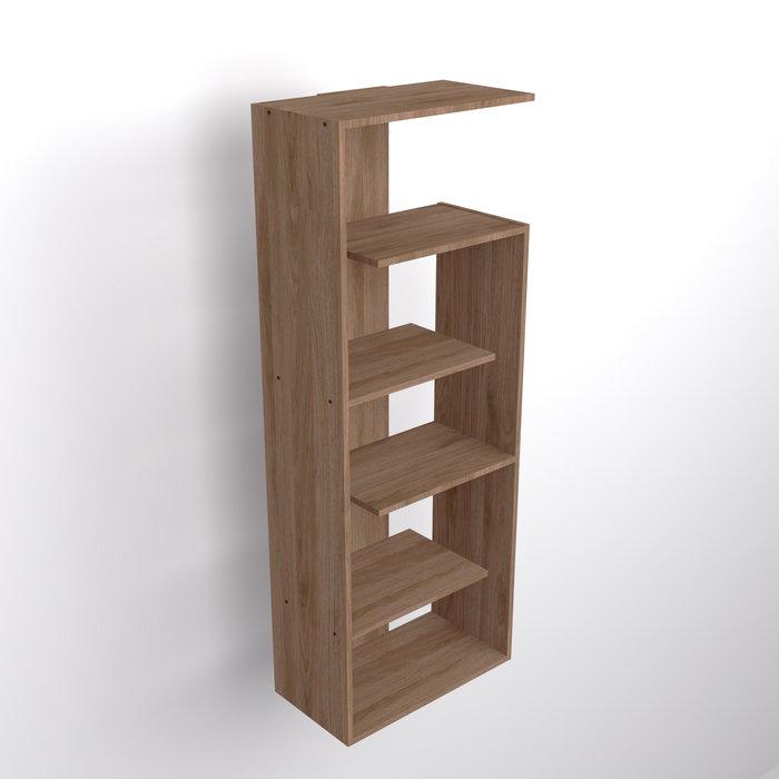 Toner Standard Engineered Wood Bookshelf Teak finish