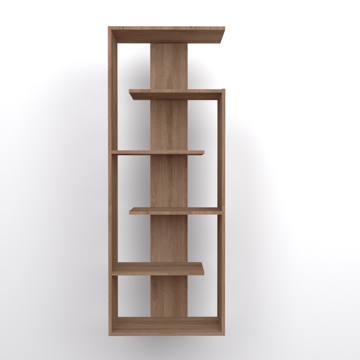 Toner Standard Engineered Wood Bookshelf Teak finish