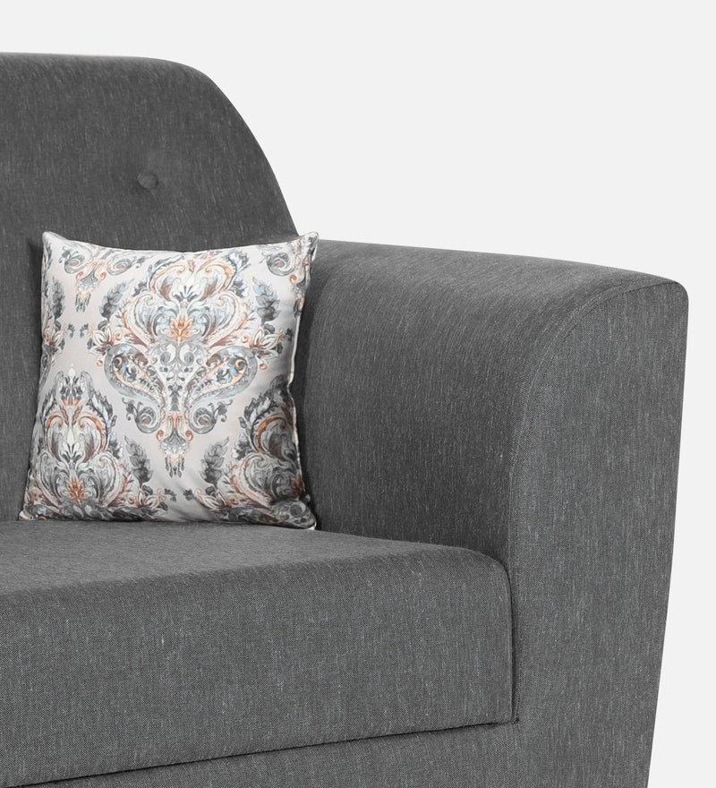 Bali Fabric 3 Seater Sofa In Grey Colour