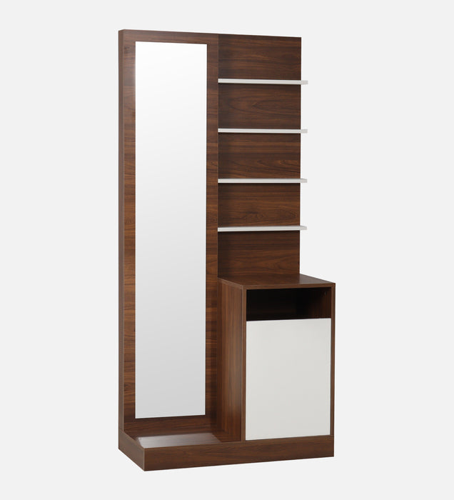 Angel Engineered Wood Dressing Unit Teak & White Colour