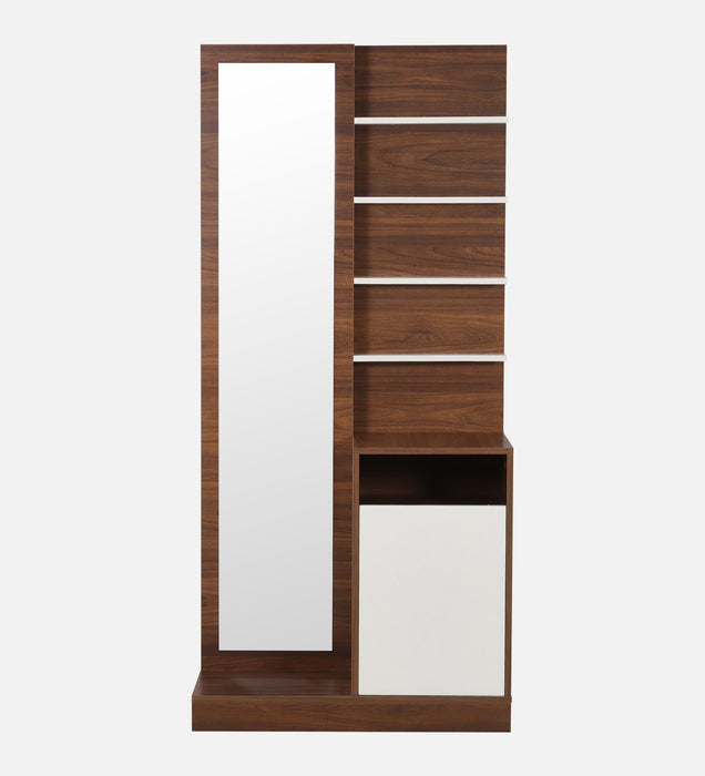 Angel Engineered Wood Dressing Unit Teak & White Colour