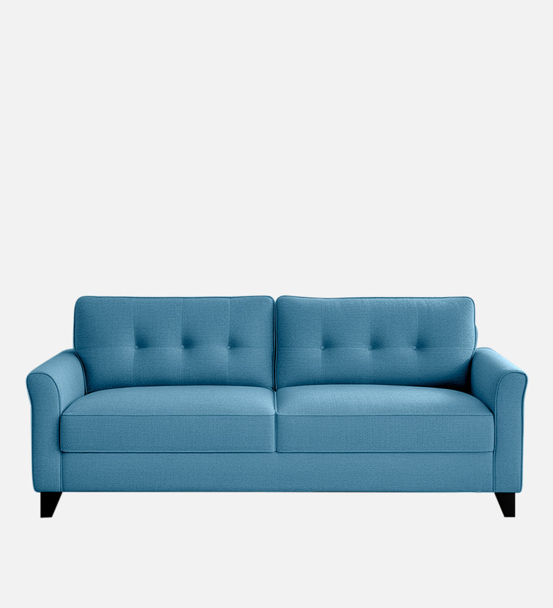 Andrew Fabric 3 Seater sofa In Blue Color