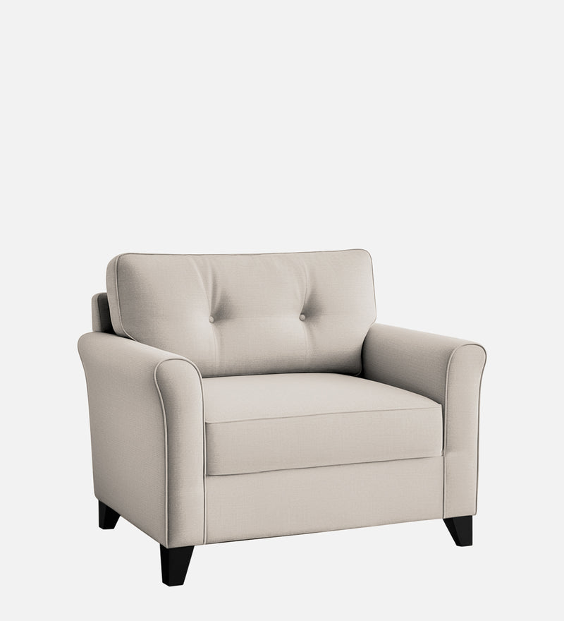 Andrew Velvet 1 Seater Sofa In Camel Beige Color