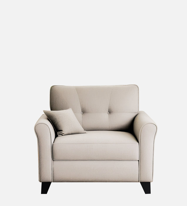 Andrew Velvet 1 Seater Sofa In Camel Beige Color