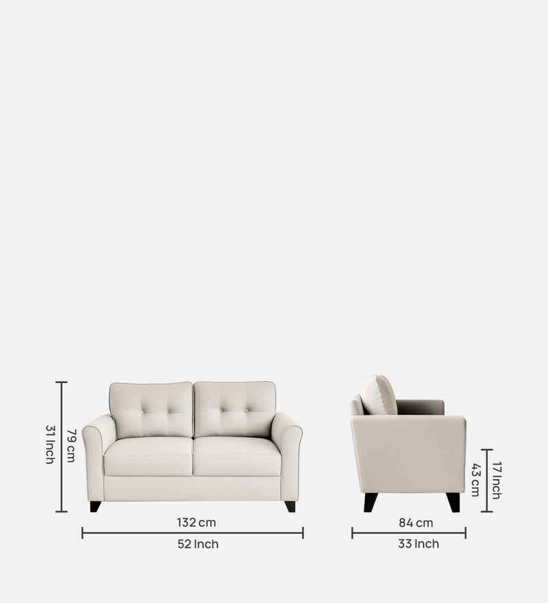 Andrew Velvet 2 Seater Sofa In Camel Beige Color
