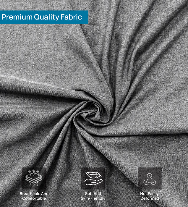 Andrew Fabric 1 Seater sofa In Grey Color