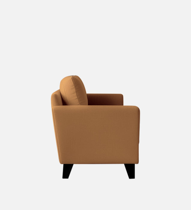 Andrew Velvet 1 Seater Sofa In Brown Color