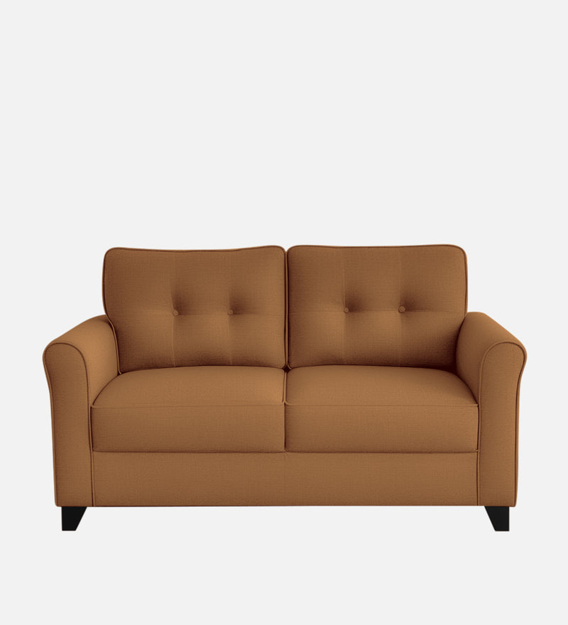 Andrew Velvet 2 Seater Sofa In Brown Color