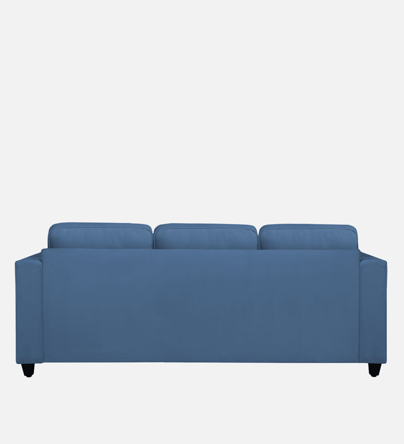 Aristocrat Velvet 3 Seater Sofa in Baltic Blue Colour