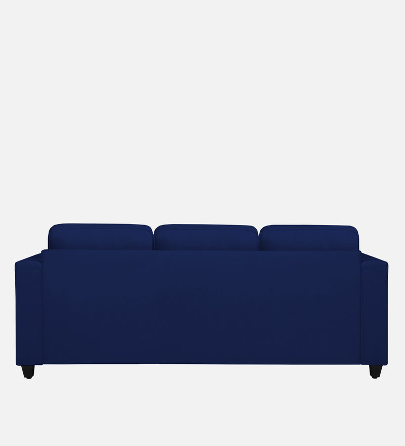 Aristocrat Velvet 3 Seater Sofa in Blue Colour