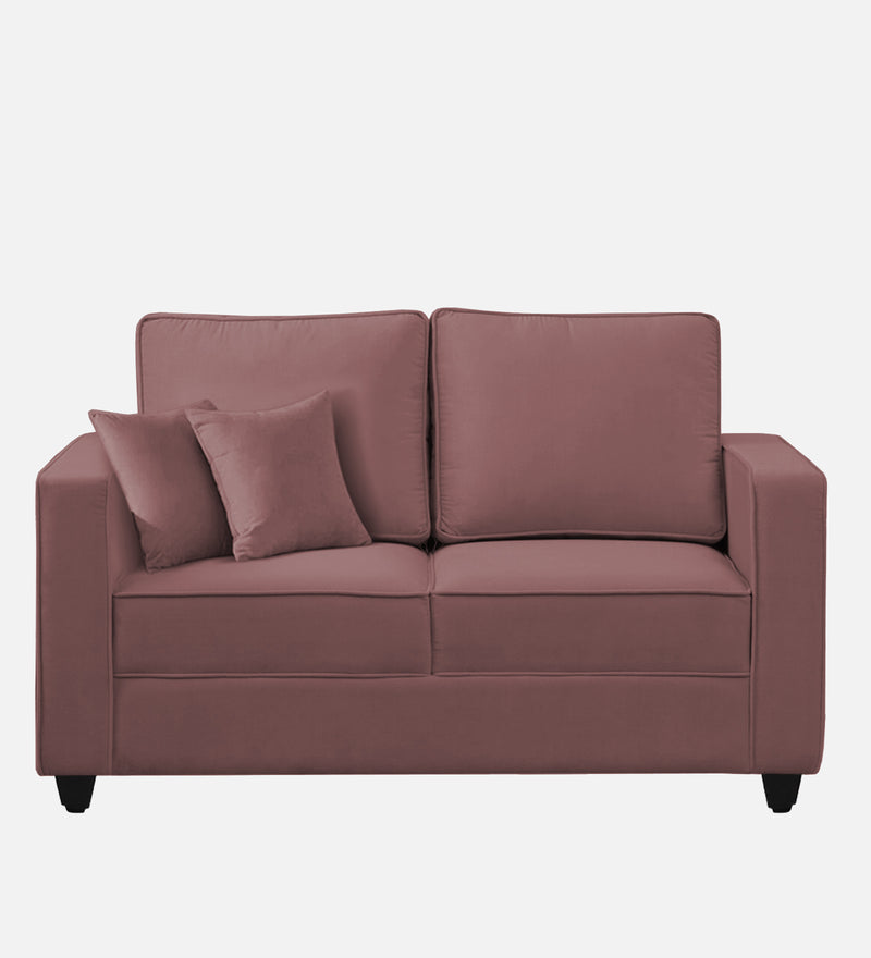 Aristocrat Velvet 2 Seater Sofa in Berry Wine Colour