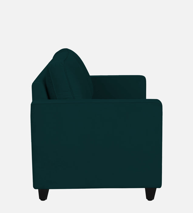 Aristocrat Velvet 1 Seater Sofa in Emerald Green Colour