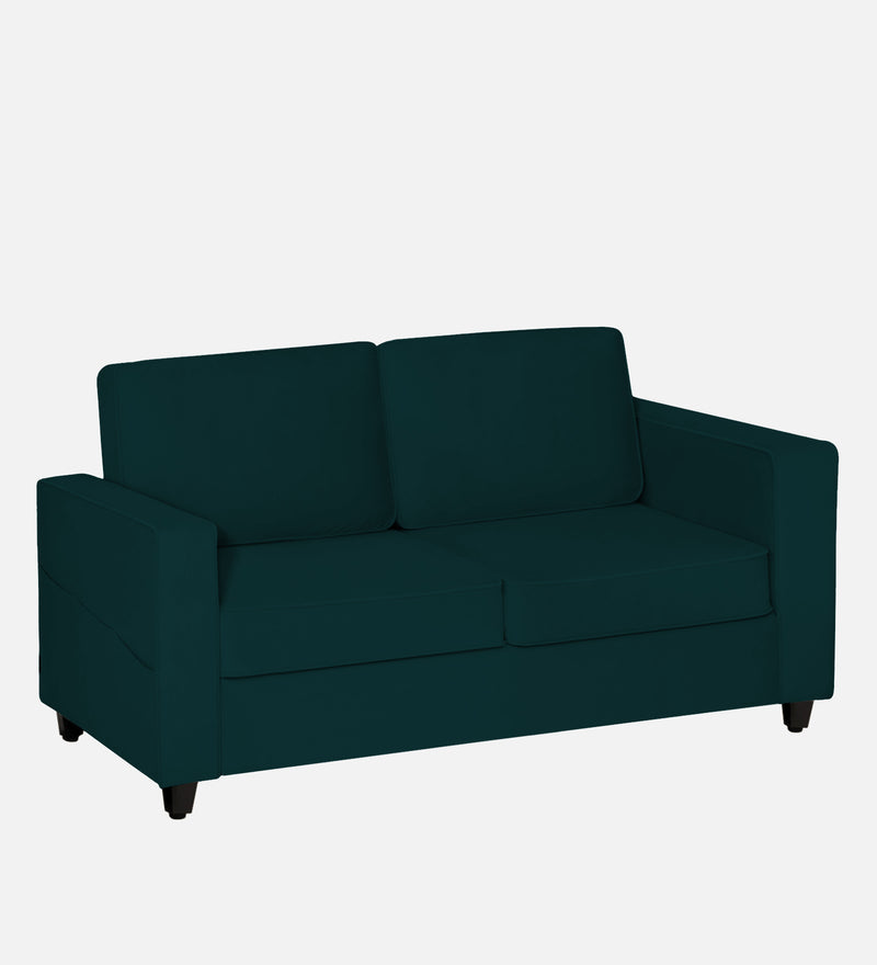 Aristocrat Velvet 2 Seater Sofa in Emerald Green Colour