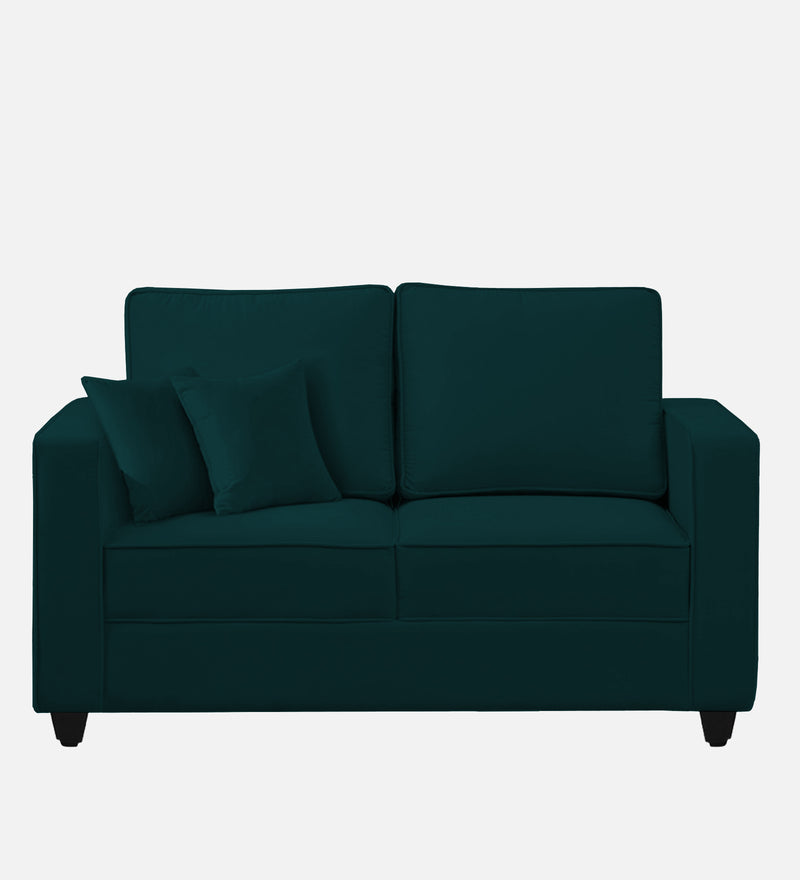 Aristocrat Velvet 2 Seater Sofa in Emerald Green Colour