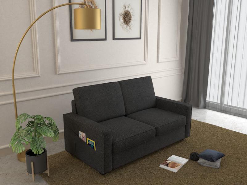 Aristo comfortable Fabric 1 Seater Sofa