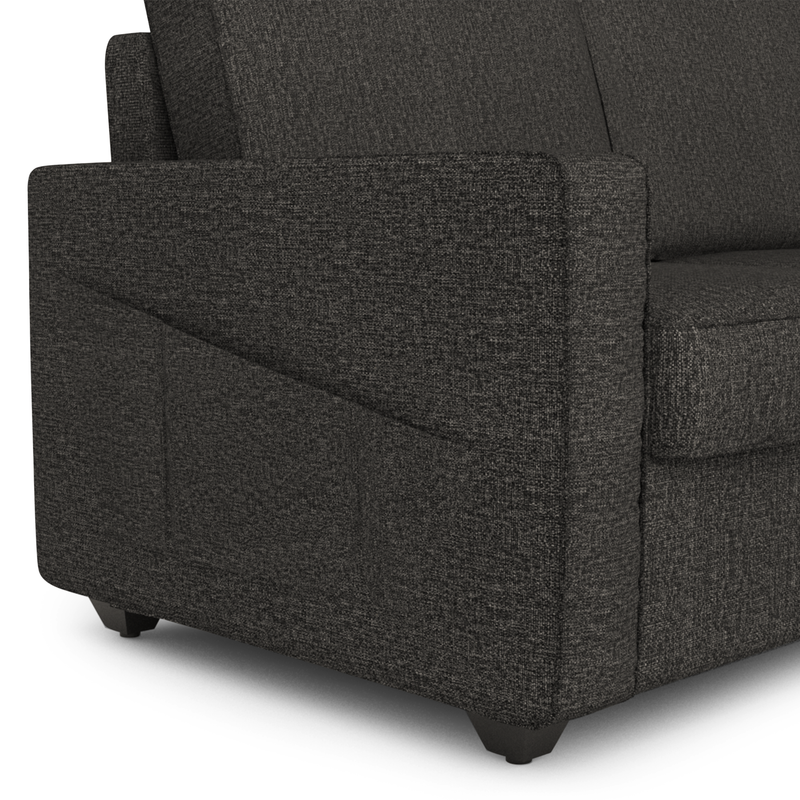 Aristo comfortable Fabric 1 Seater Sofa