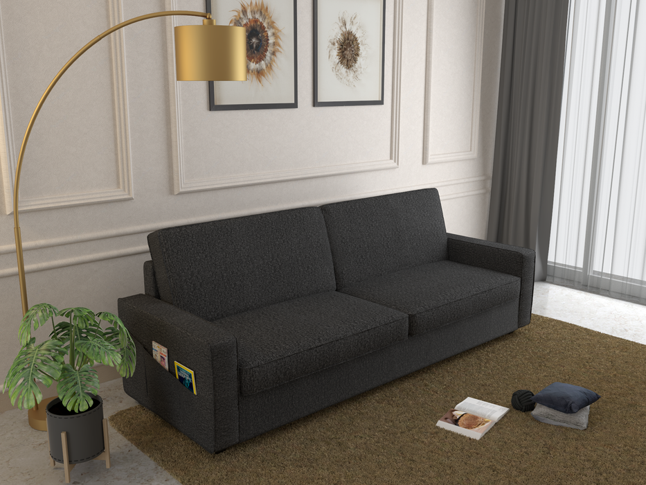 Aristo comfortable Fabric 1 Seater Sofa