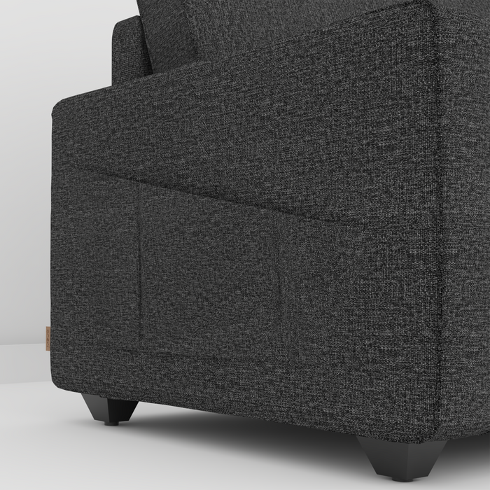 Aristo comfortable Fabric 1 Seater Sofa