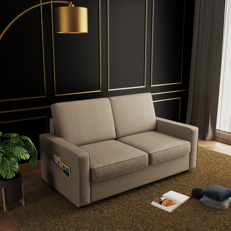 Aristo comfortable Fabric 1 Seater Sofa