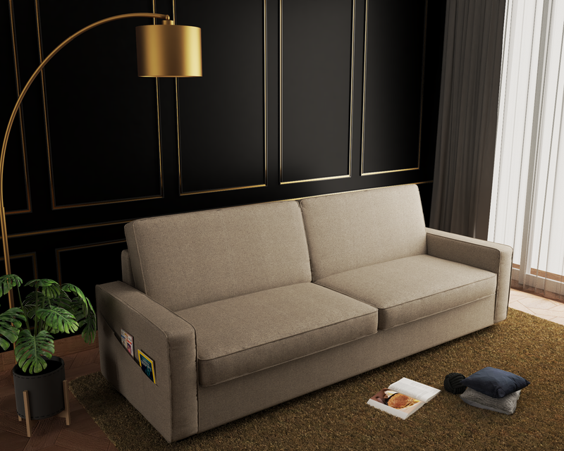 Aristo comfortable Fabric 1 Seater Sofa