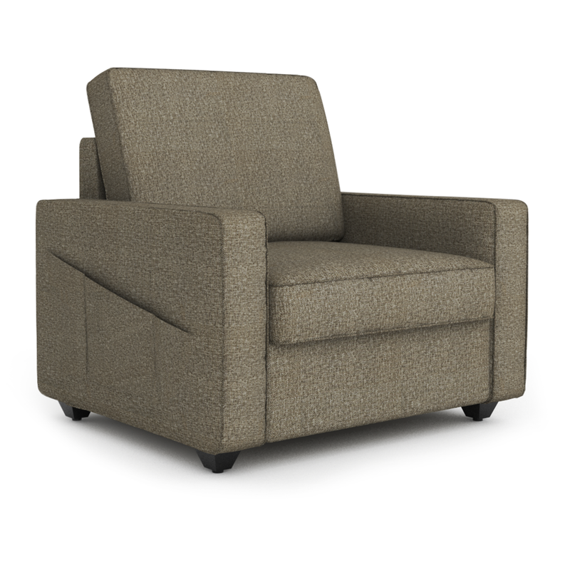 Aristo comfortable Fabric 1 Seater Sofa