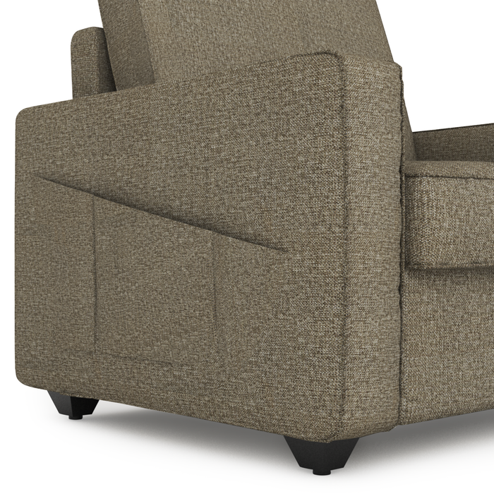 Aristo comfortable Fabric 1 Seater Sofa