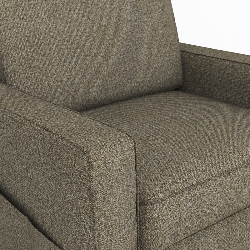 Aristo comfortable Fabric 1 Seater Sofa