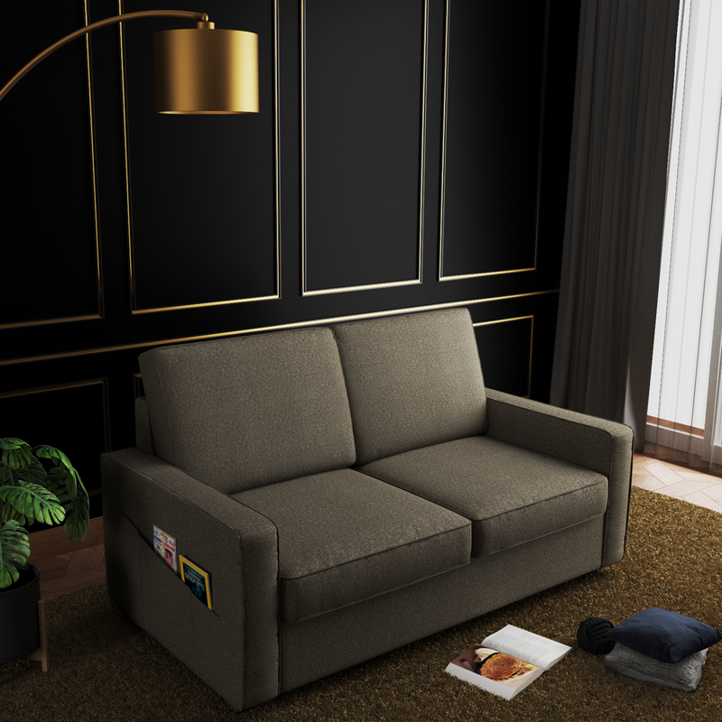 Aristo comfortable Fabric 1 Seater Sofa