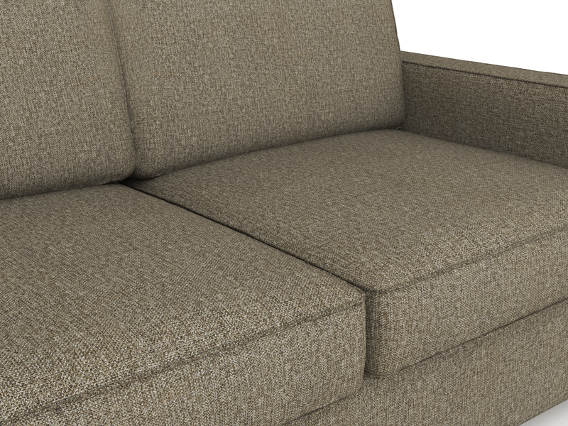 Aristo comfortable Fabric 1 Seater Sofa