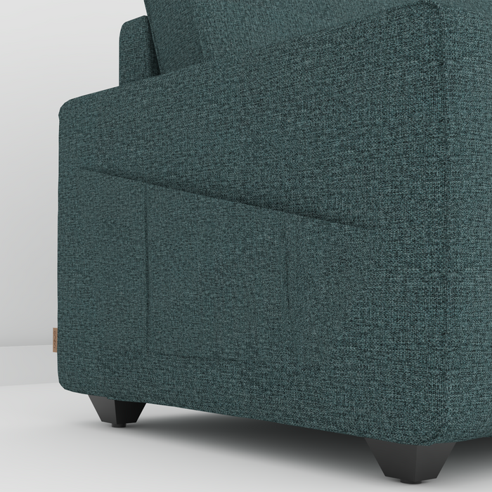 Aristo comfortable Fabric 1 Seater Sofa