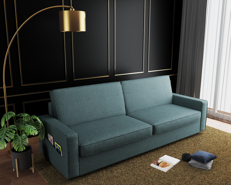 Aristo comfortable Fabric 1 Seater Sofa