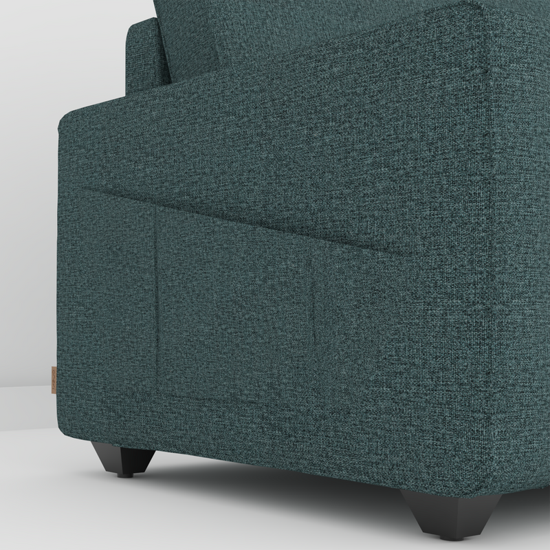 Aristo comfortable Fabric 1 Seater Sofa