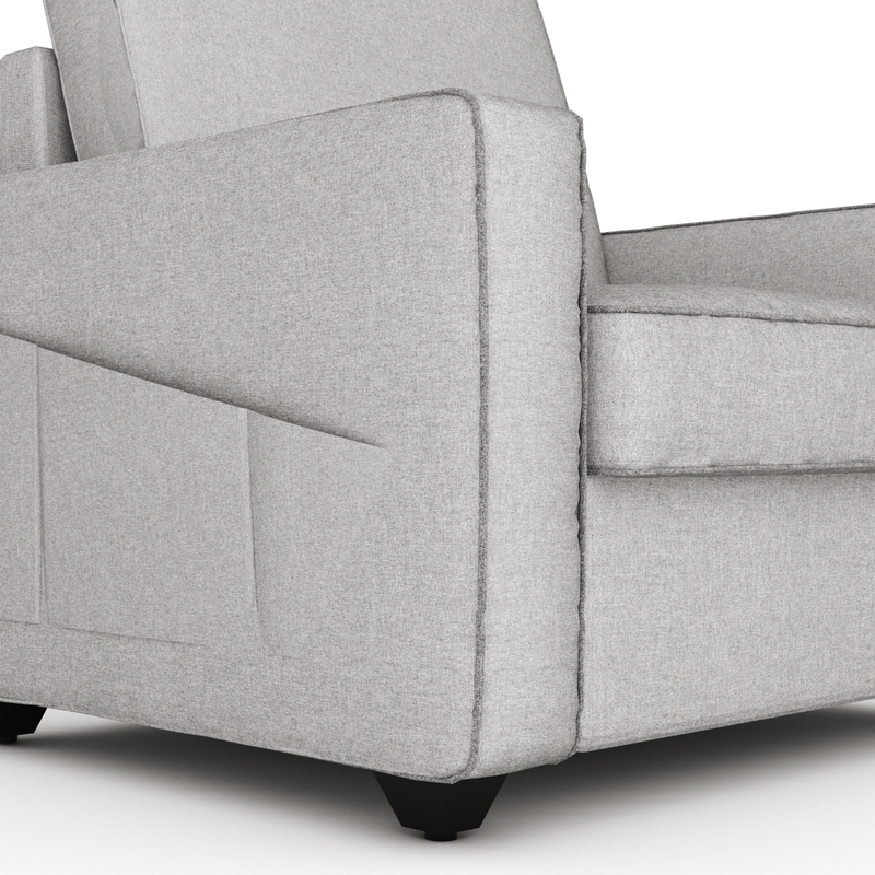 Aristo comfortable Fabric 1 Seater Sofa