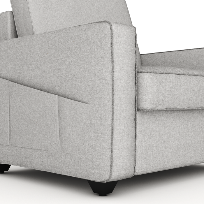 Aristo comfortable Fabric 1 Seater Sofa