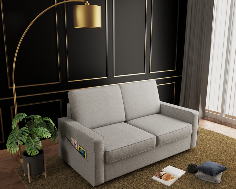 Aristo comfortable Fabric 1 Seater Sofa