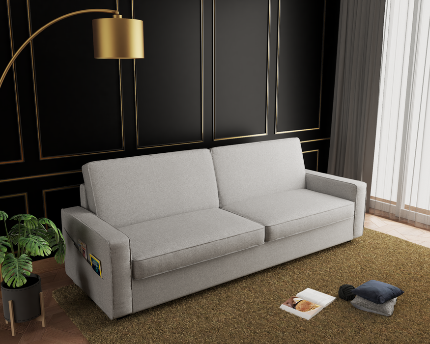 Aristo comfortable Fabric 1 Seater Sofa