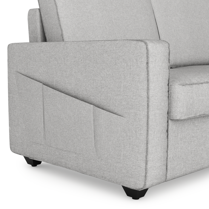 Aristo comfortable Fabric 1 Seater Sofa