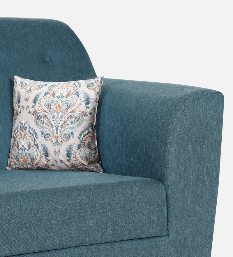 Bali Fabric 2 Seater Sofa In Blue Colour