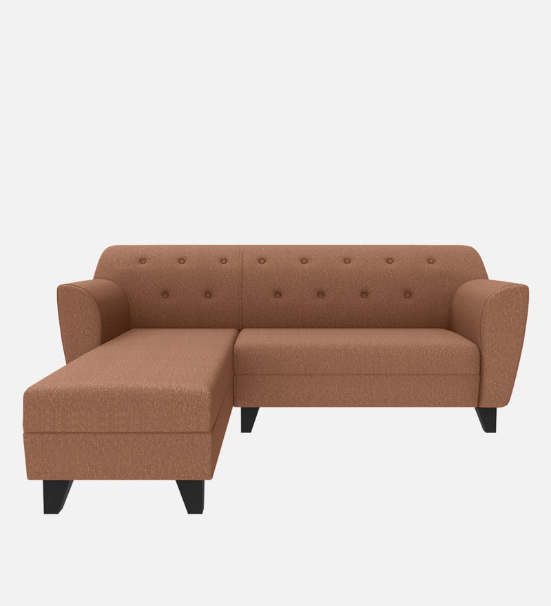 Bali Fabric 5 Seater Sectional Sofa (Left Hand Side) Brown