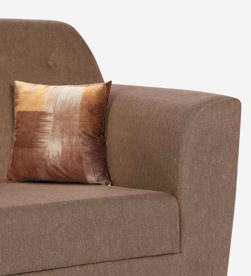 Bali Fabric 2 Seater Sofa In Brown Colour